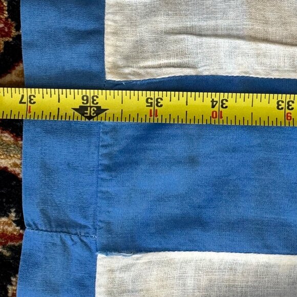 Vintage Sunbonnet Sue Quilted Throw Blanket With Hand-Embroidered Panels - Picture 13 of 13